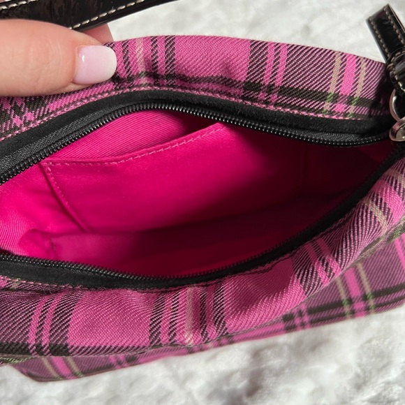 Coach Purse - Plaid Pink NWT - Picture 7 of 11